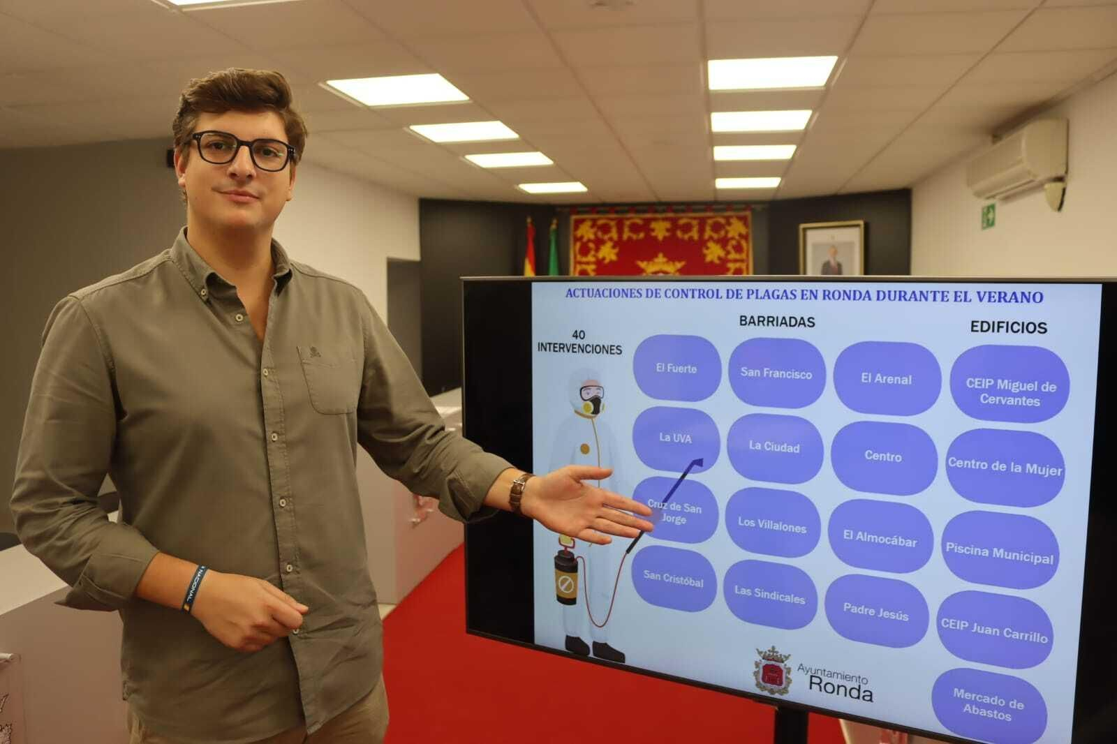 El delegado municipal de Medio Ambiente de Ronda presentó las actuaciones realizadas.