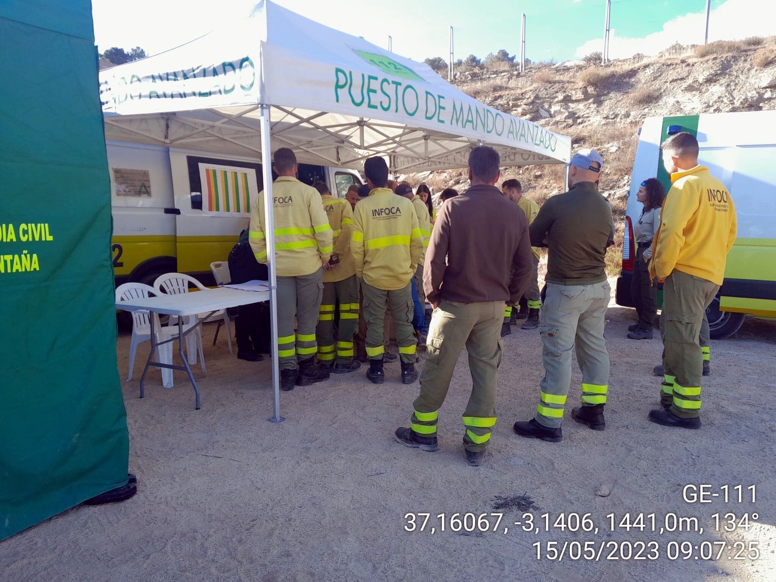 Labores de búsqueda del hombre desaparecido en mayo en Granada