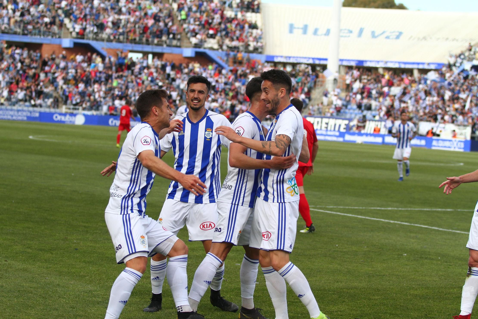 Imágenes del encuentro entre el Recreativo de Huelva y el San Fernando