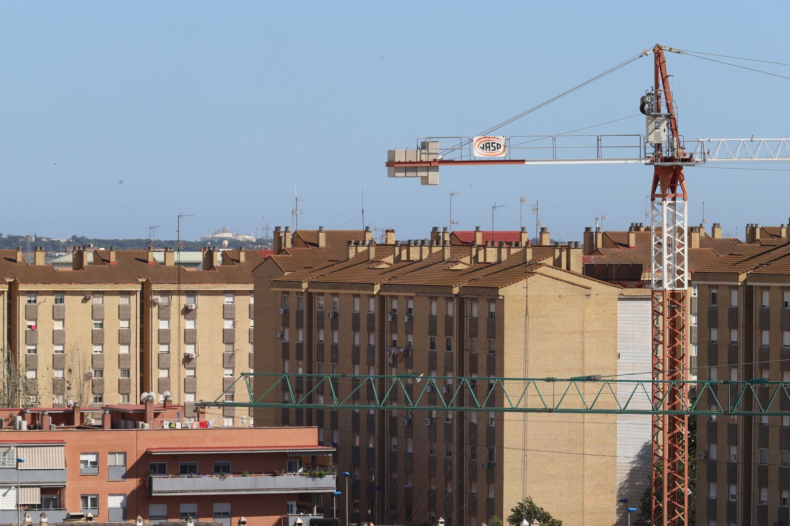 Bloques de viviendas en Huelva.