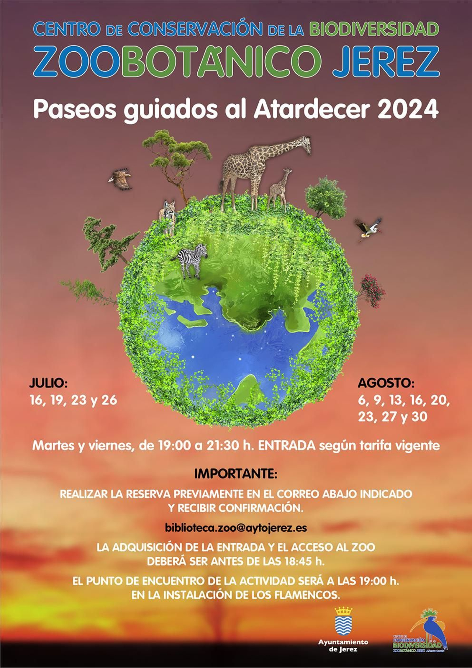 Cartel anunciador de la actividad.
