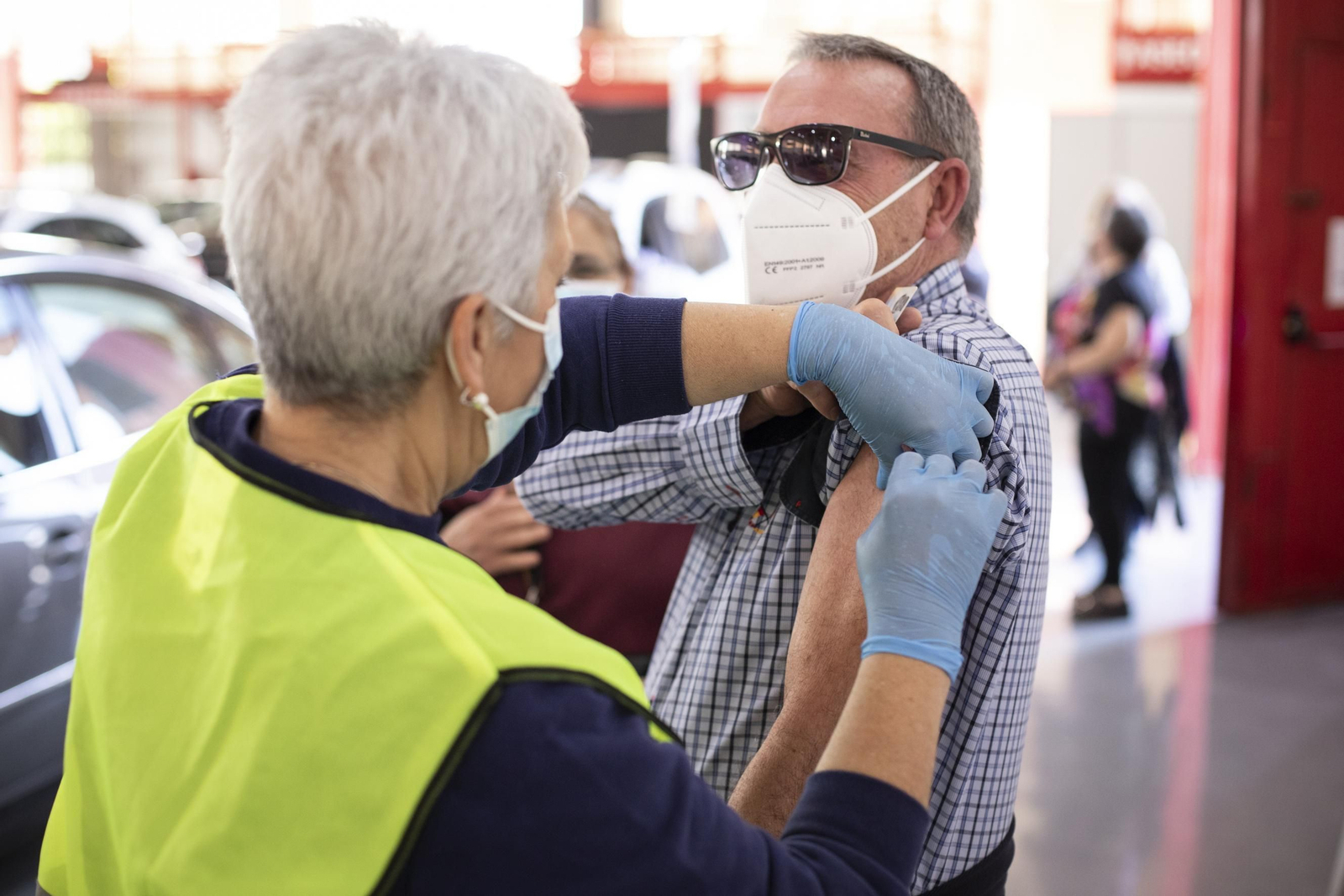 Campaña de vacunación en Granada.