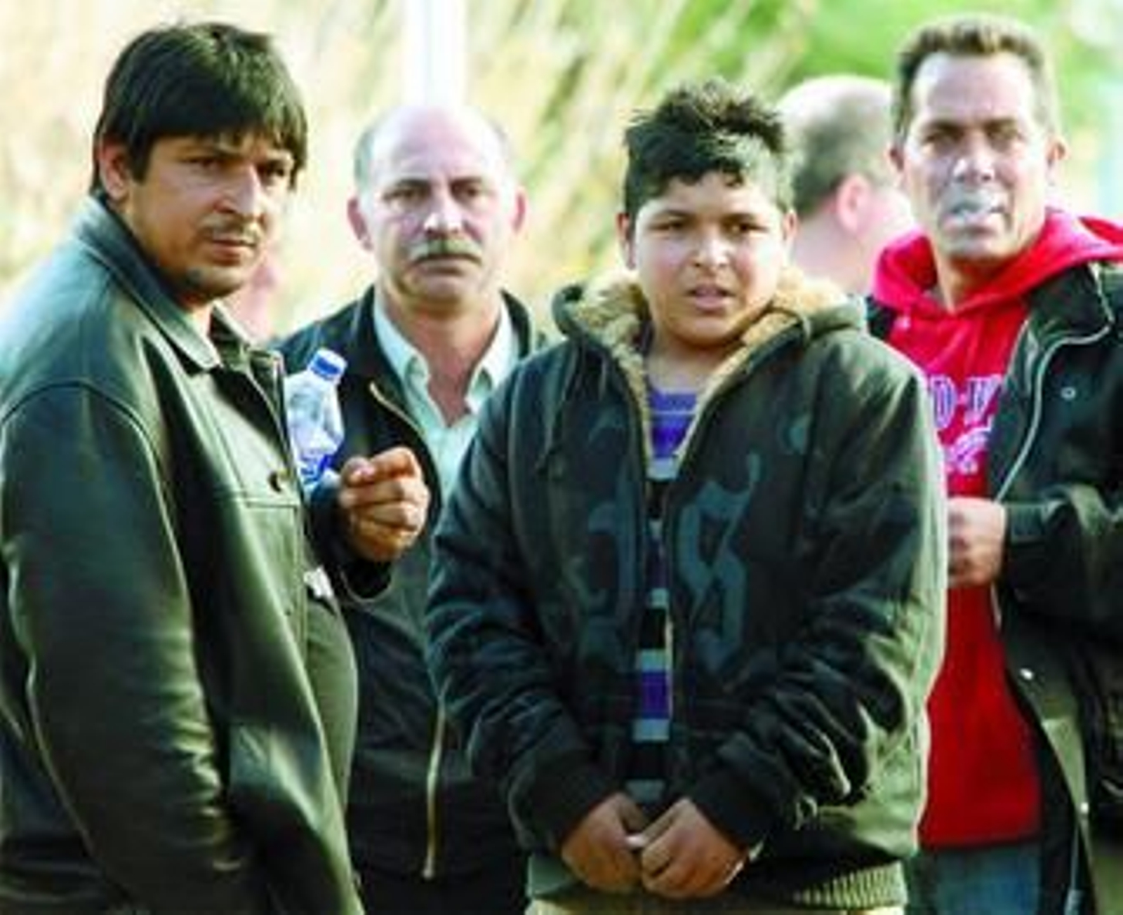 Familiares de las víctimas de la explosión.