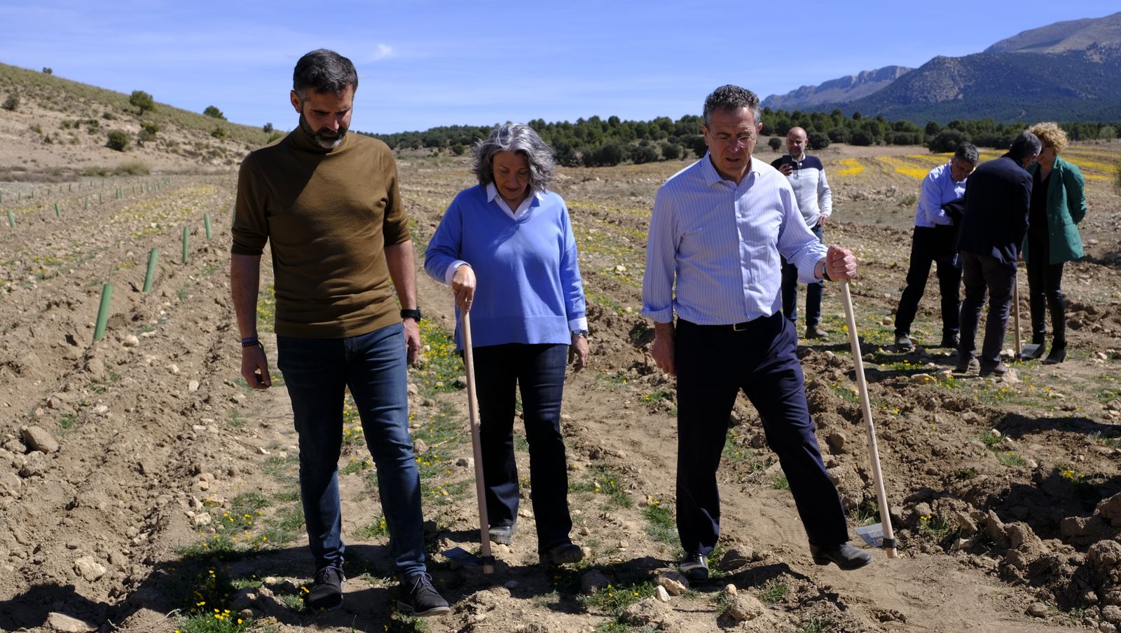 Cajamar pone 'la primera planta' para la reforestación de Sierra María-Los Vélez