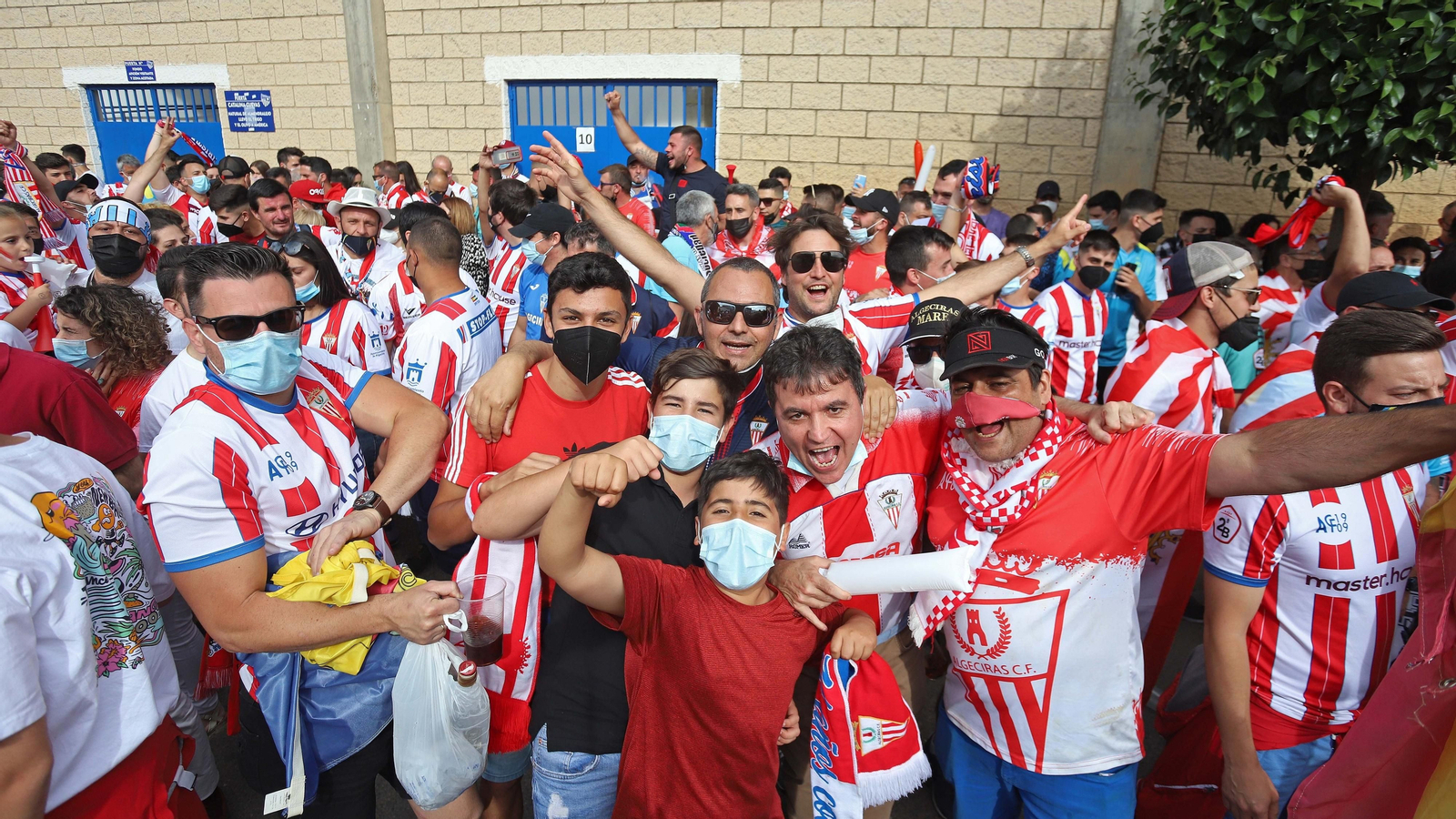 Fotos de la afición del Algeciras CF