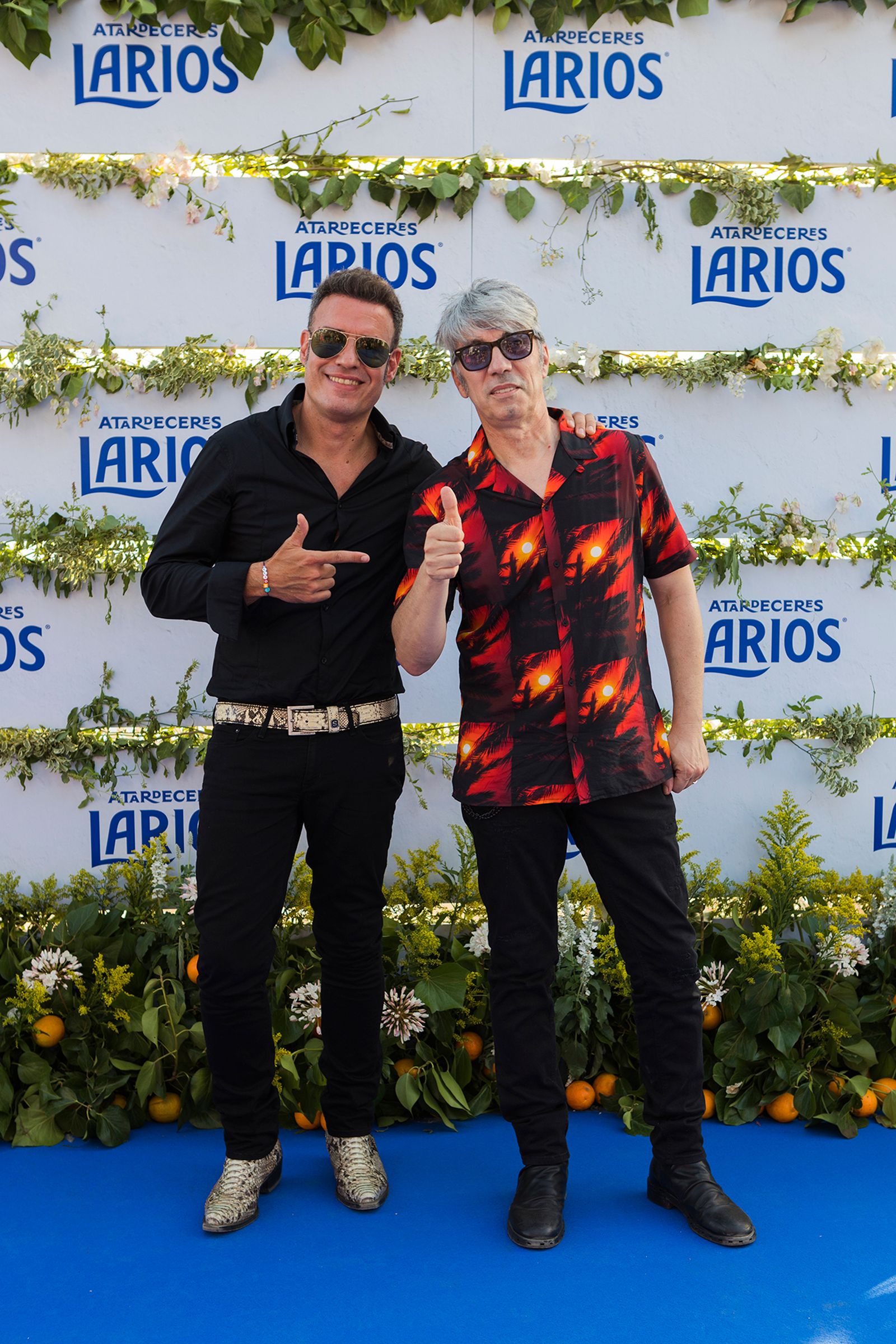 Manuel España y Carlos Muñoz, dos de los integrantes del grupo musical La Guardia.