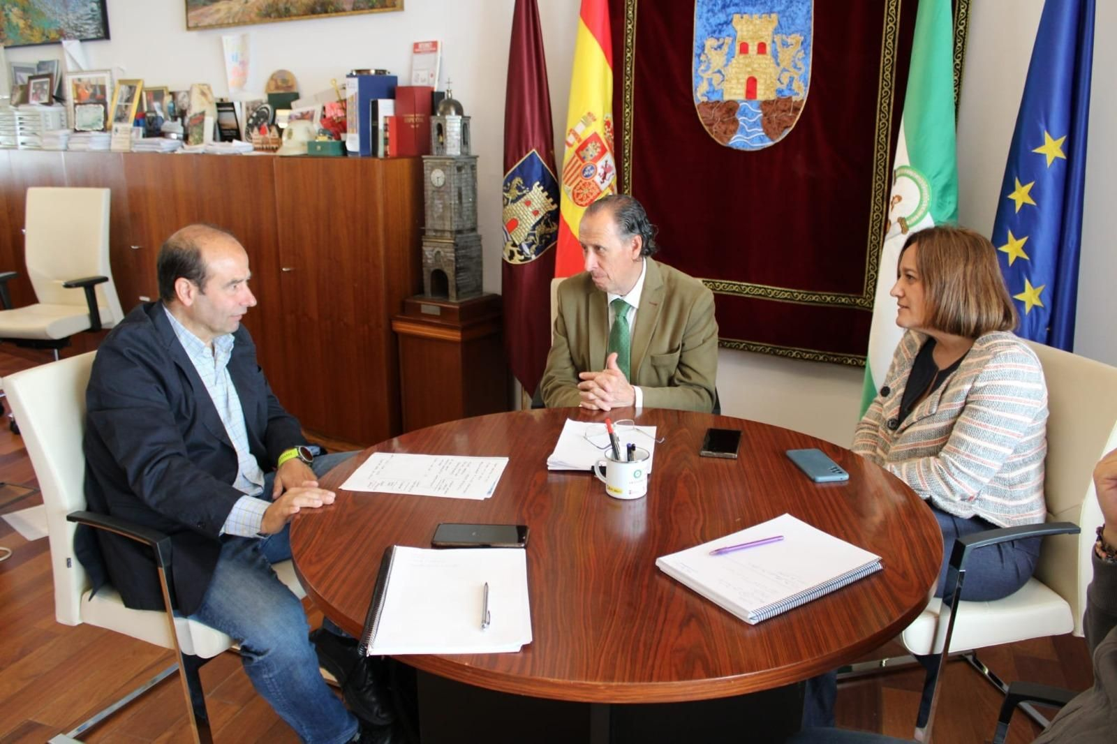 Un momento del encuentro, celebrado en Alcaldía.