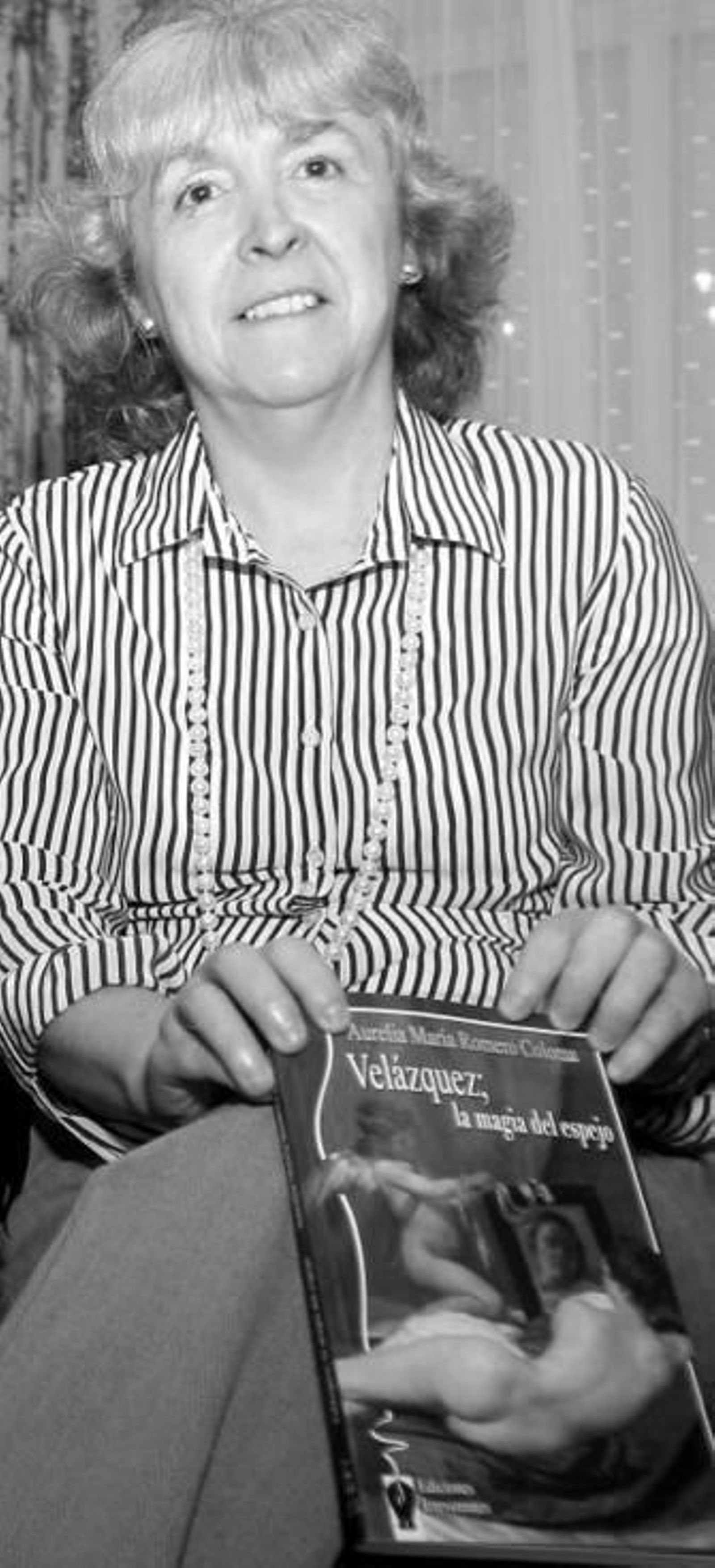 Aurelia María Romero, en un momento de la entrevista.