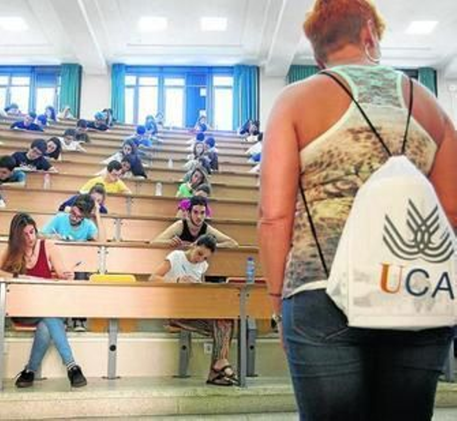 Estudiantes realizando la prueba el año pasado.