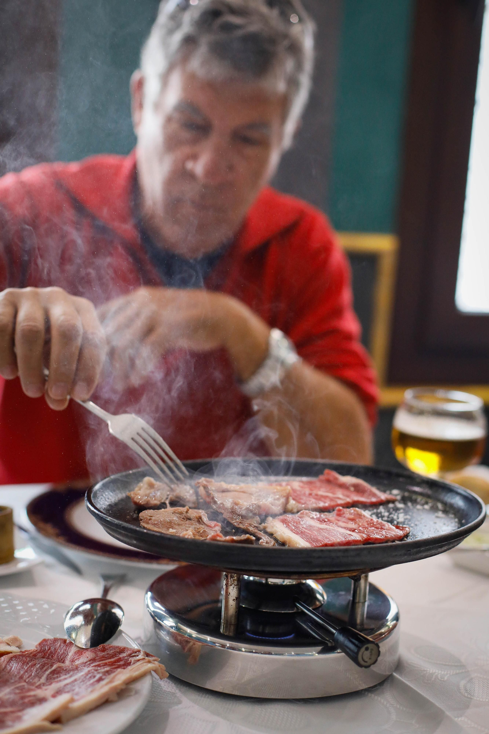 Imágenes del reportaje gastronómico en Casa Blas