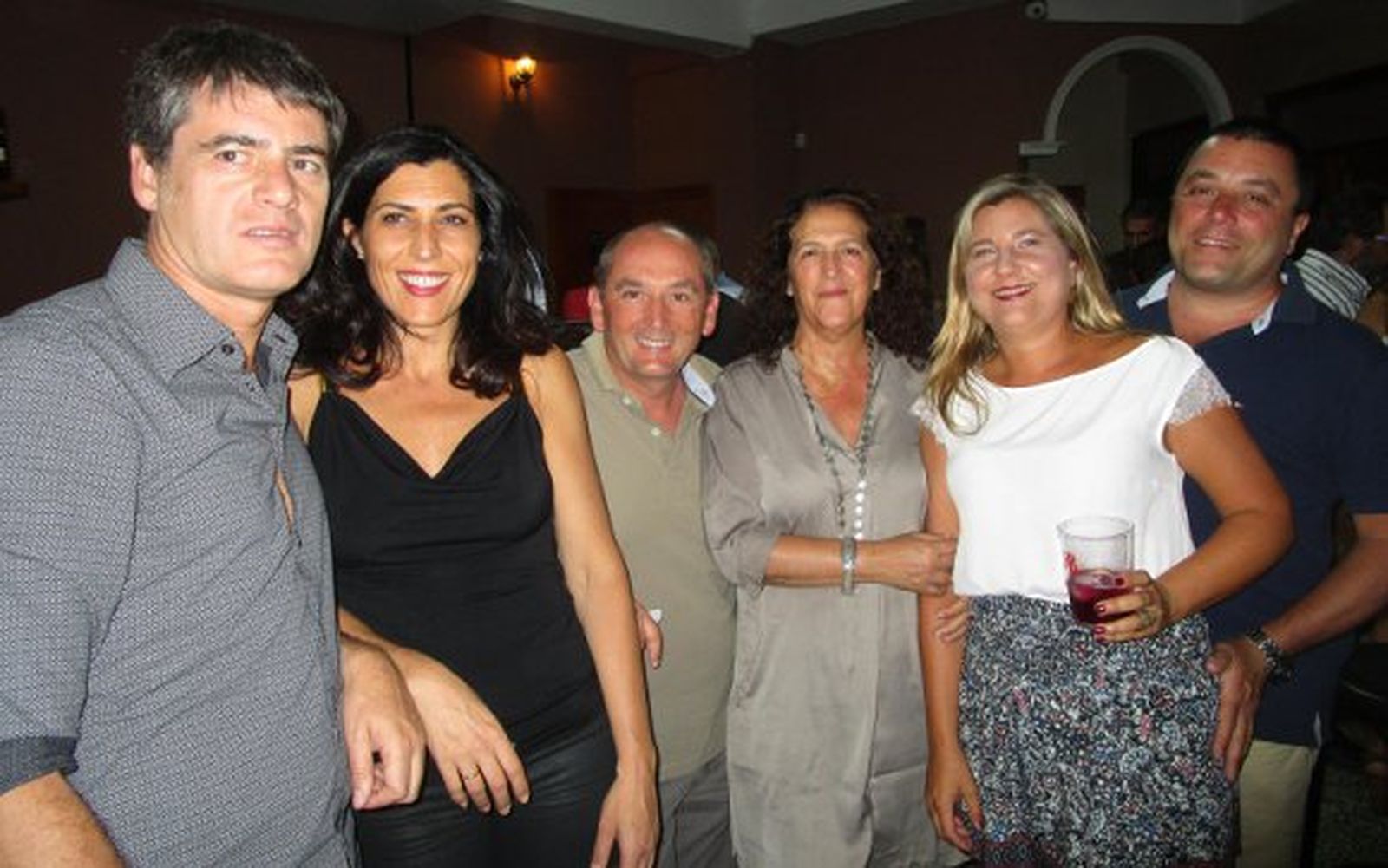 Manolo González, Lola Delgado Cigüela, Antonio Ruiz, Lola García, Rosa Martín y Carlos Torres.

Foto: Ignacio Casas de Ciria