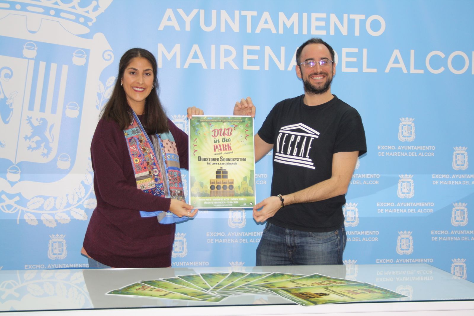 Presentación del cartel Dub in the park.