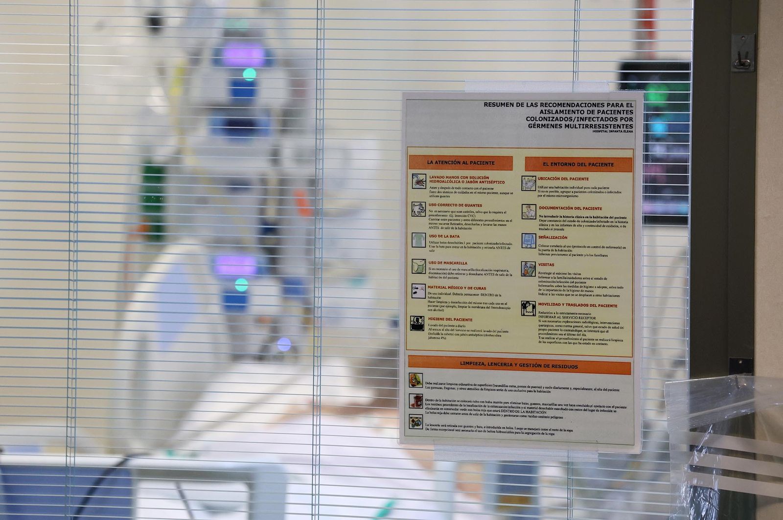 Imágenes de la UCI del Hospital Infanta Elena en Huelva