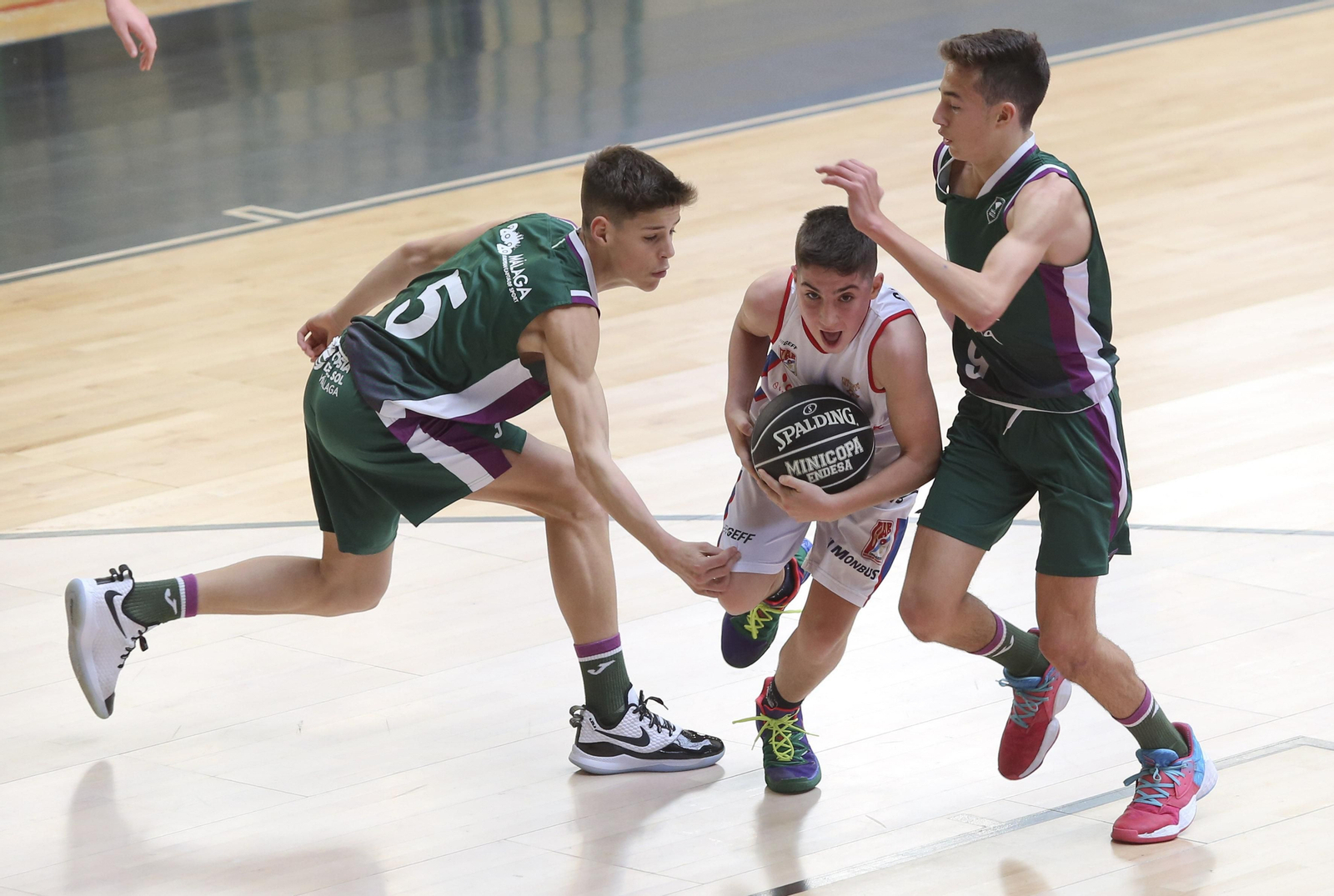 Las fotos del Unicaja - Obradoiro de la Minicopa.