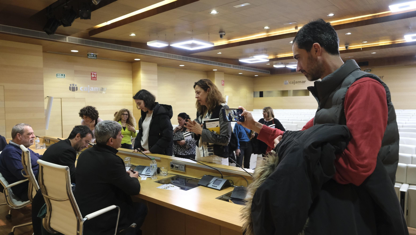 Imágenes de Diario de los Libros con Carmen Mola