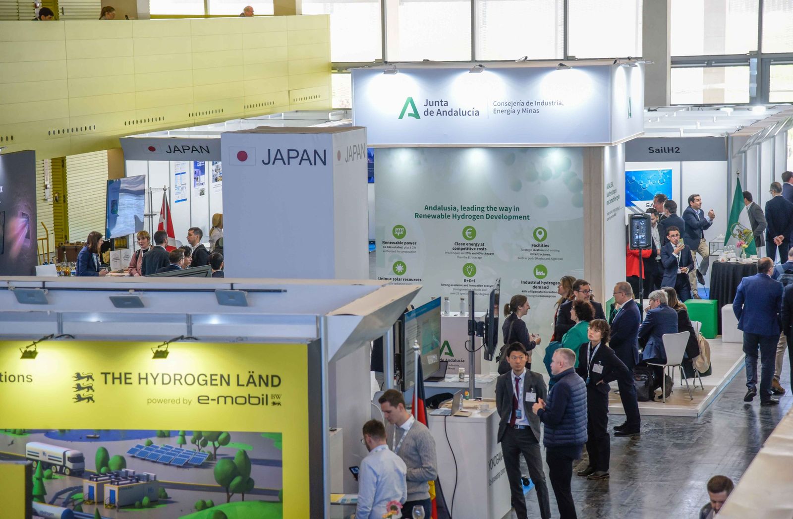 La inauguración del 'European Hydrogen Energy Conference', en imágenes