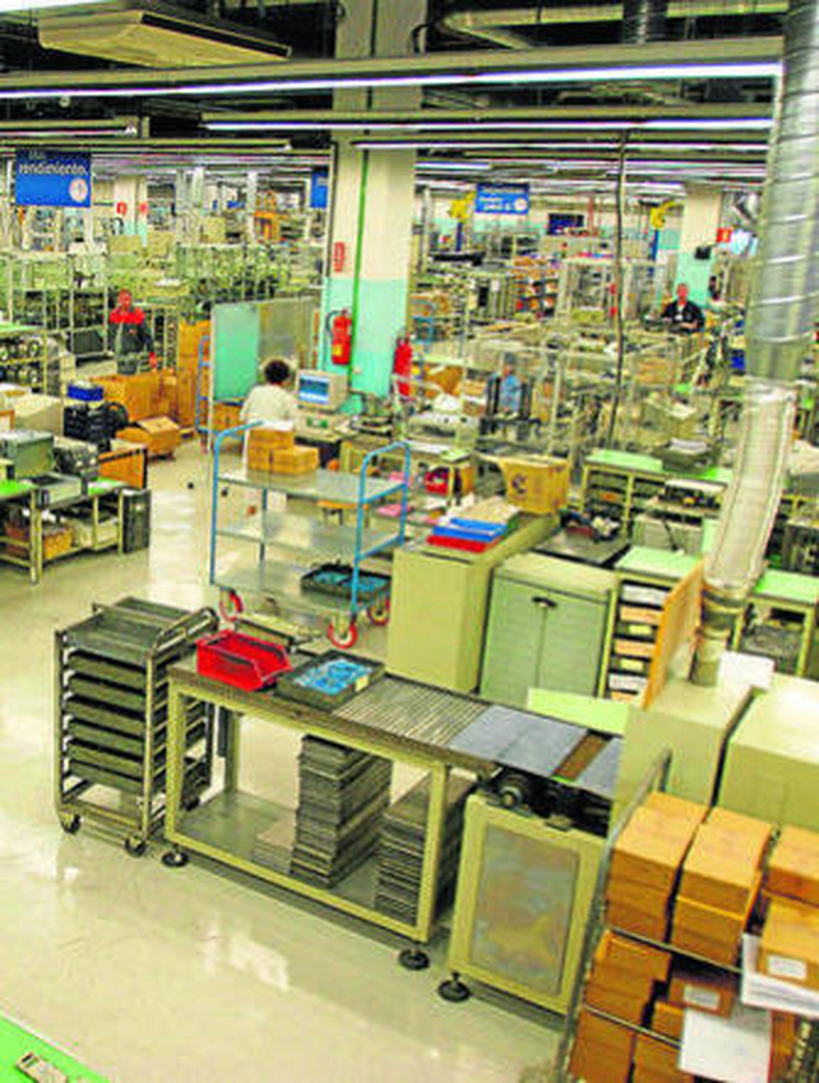 Interior de la planta.