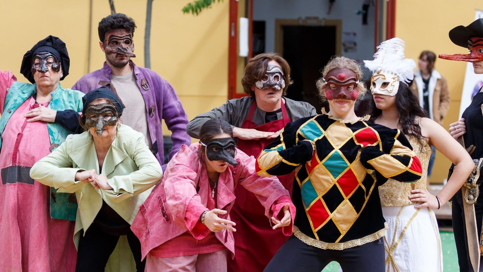 Comedia del Arte en la calle.