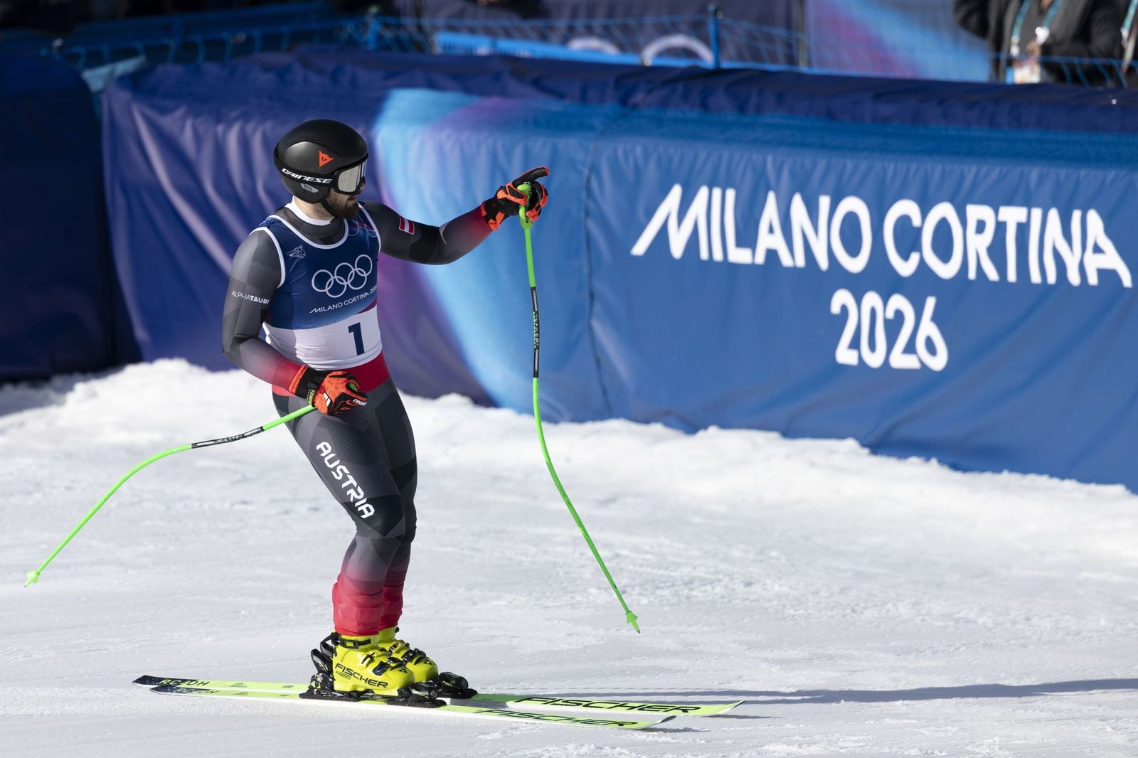 Las espectaculares fotos del descenso masculino en los Juegos Olímpicos de invierno