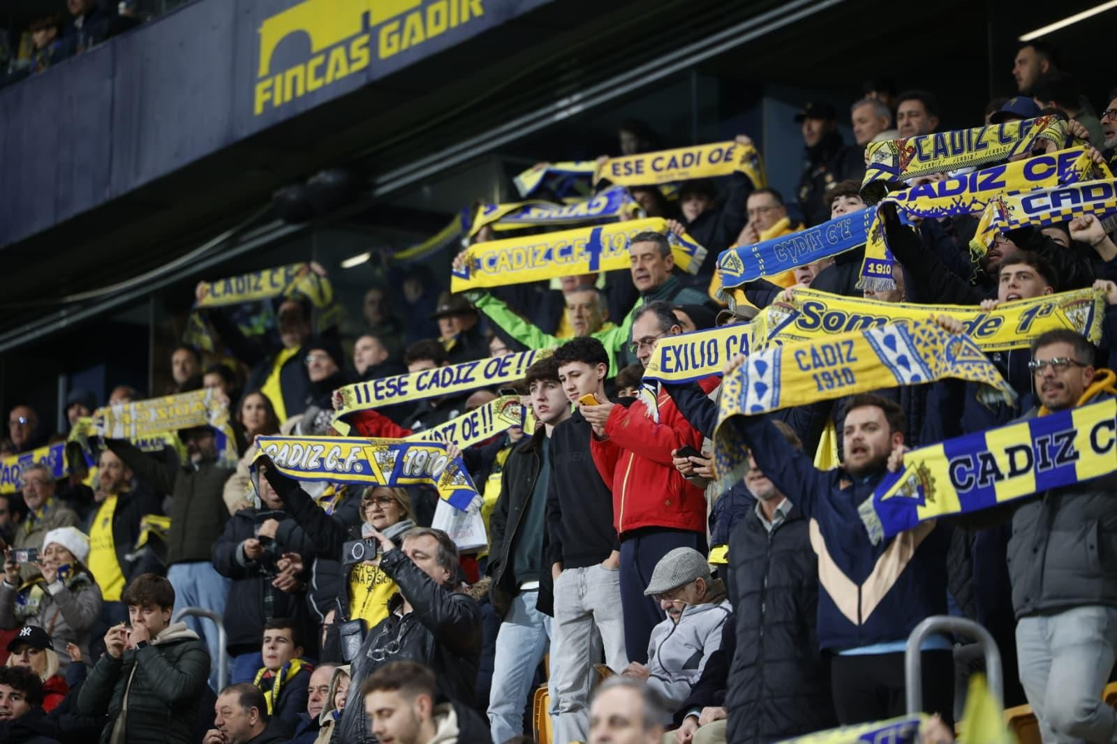 Las imágenes del Cádiz CF-Castellón