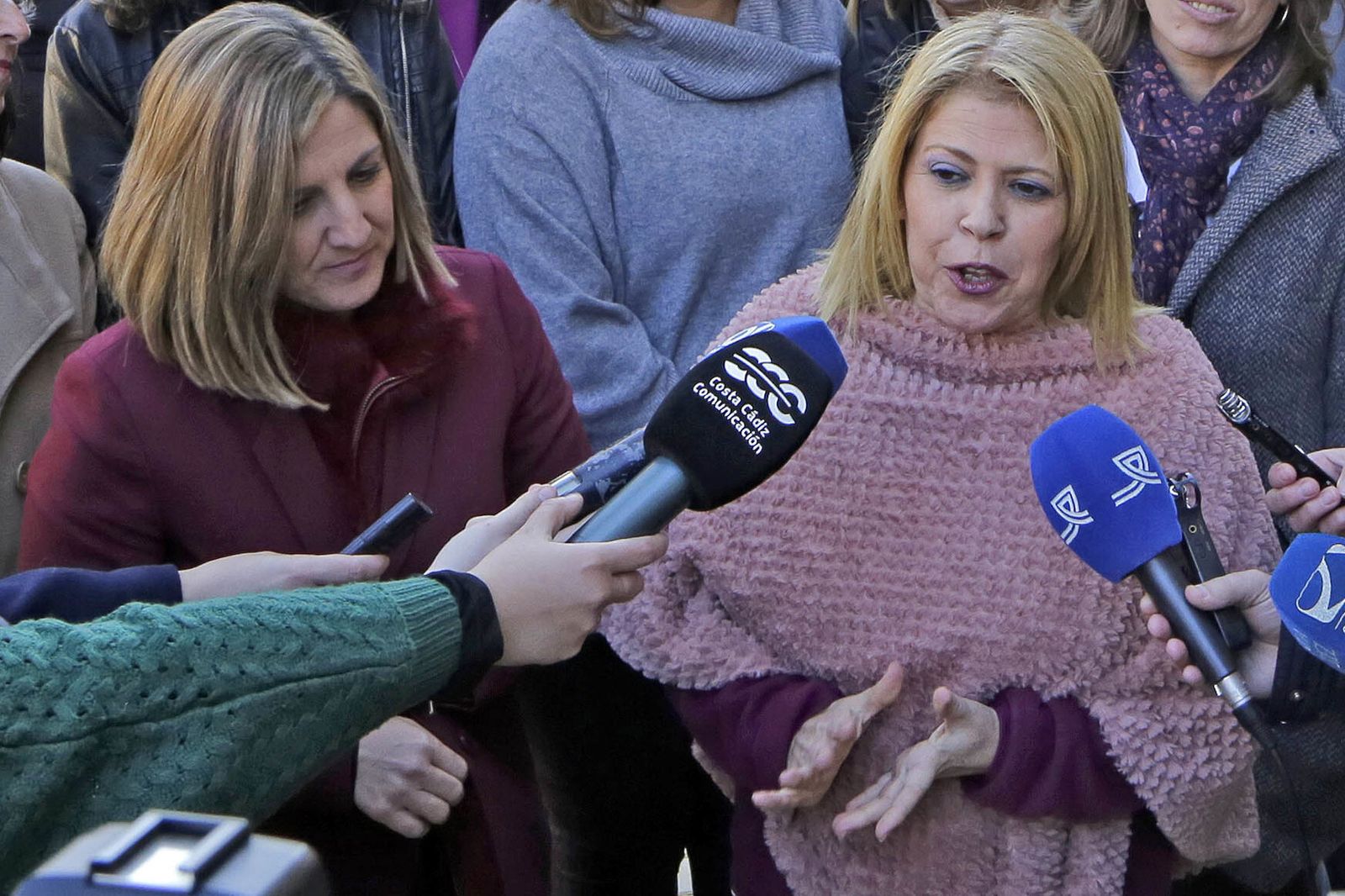 Irene García y Mamen Sánchez, en una imagen de archivo.