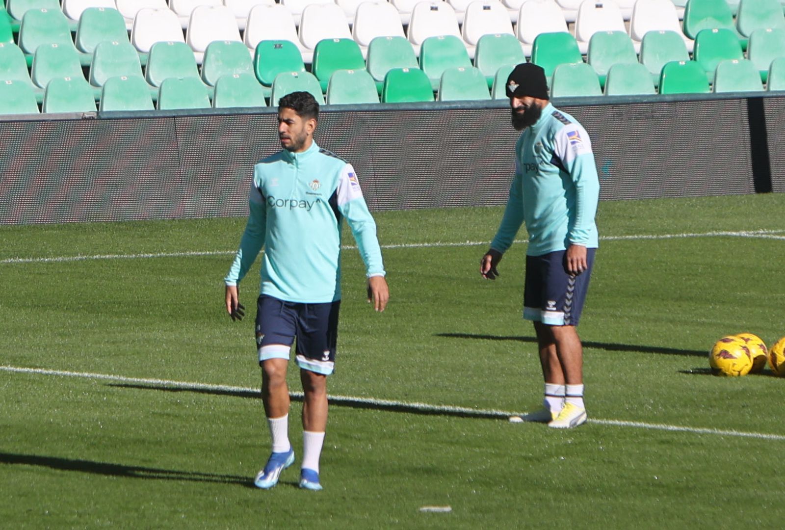 Las fotos del entrenamiento del Betis