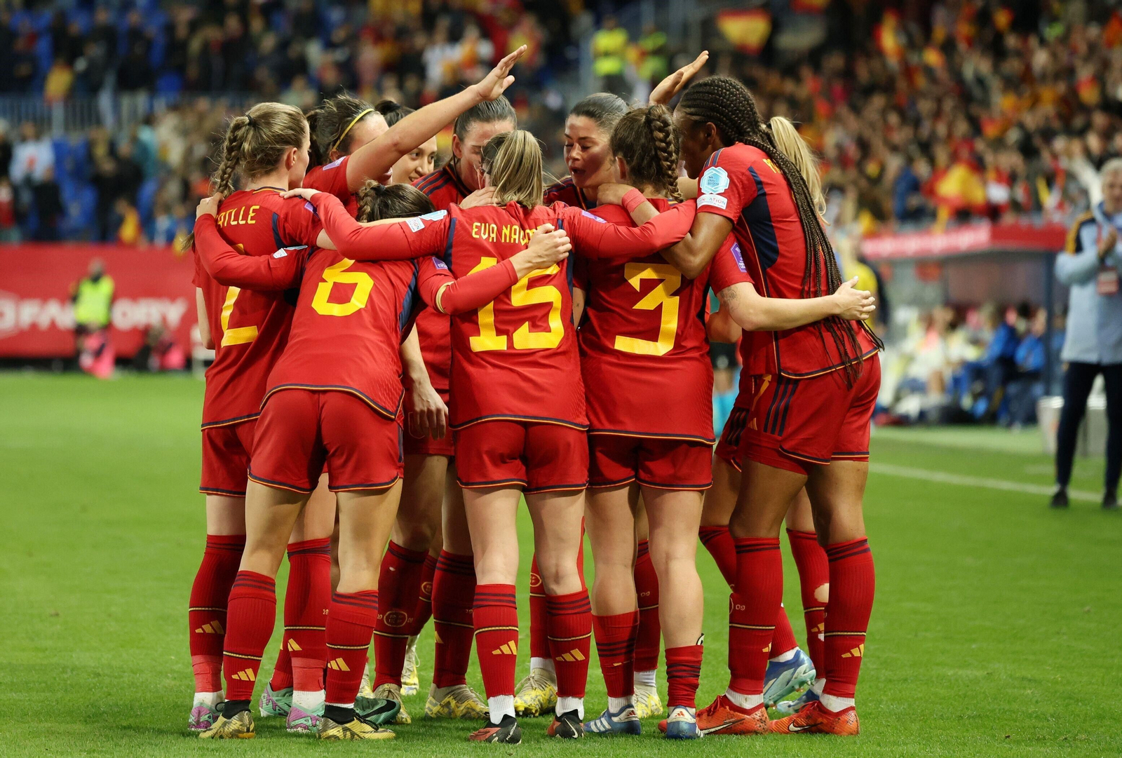 España-Suecia, en fotos