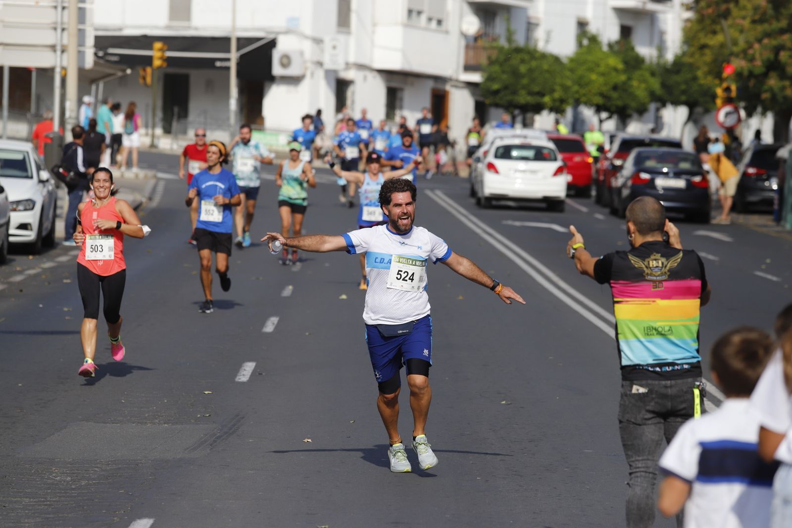 Las imágenes de la vuelta a Huelva de atletismo