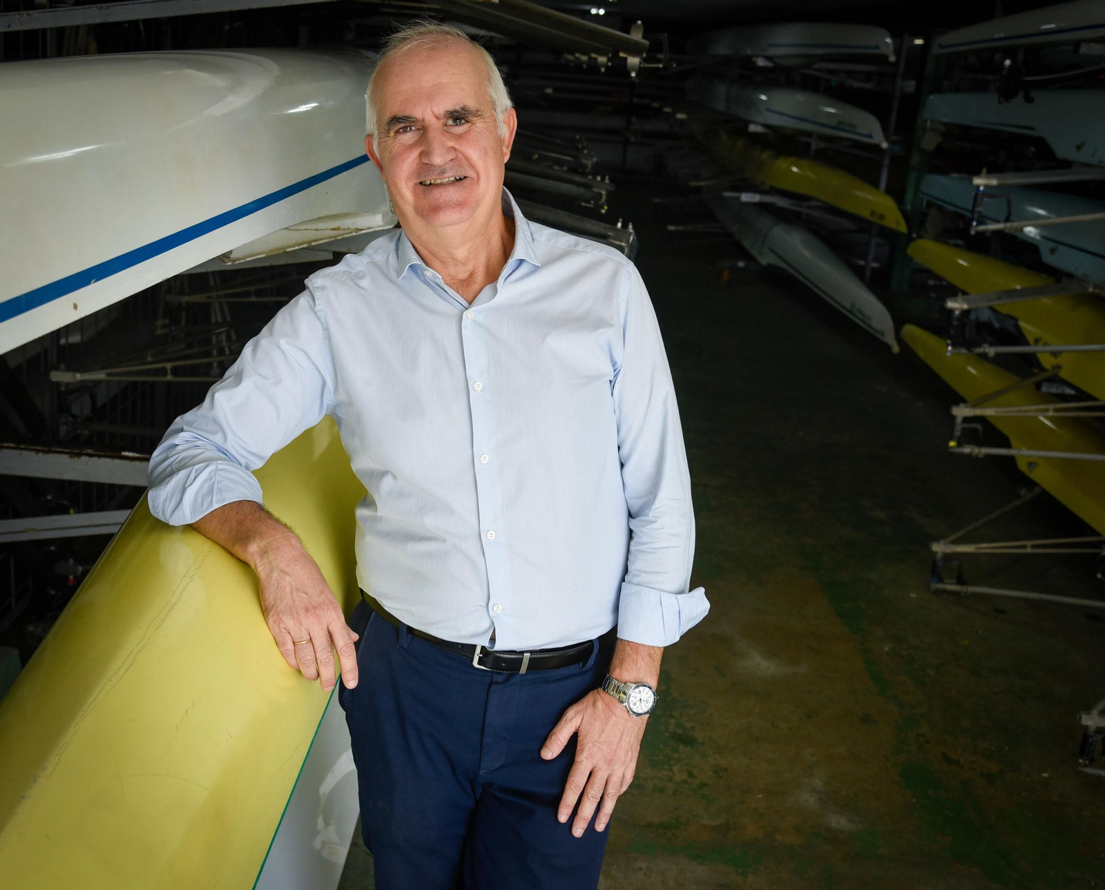 Fernando Briones, presidente de la Federación Andaluza de Remo.