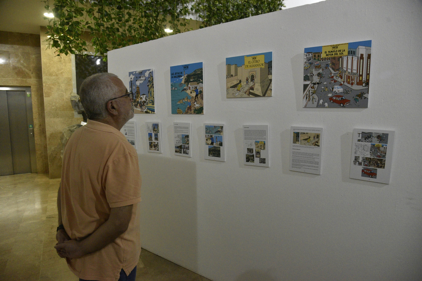 La exposición 'Las aventuras de Tintín en Algeciras'