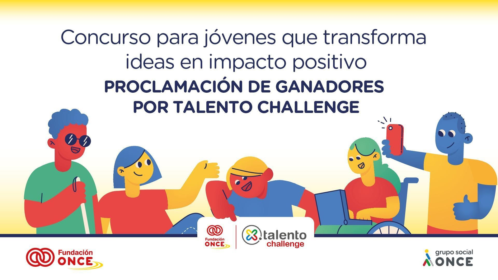 Cartel de la entrega de premios ‘X Talento Challenge’ de Fundación ONCE