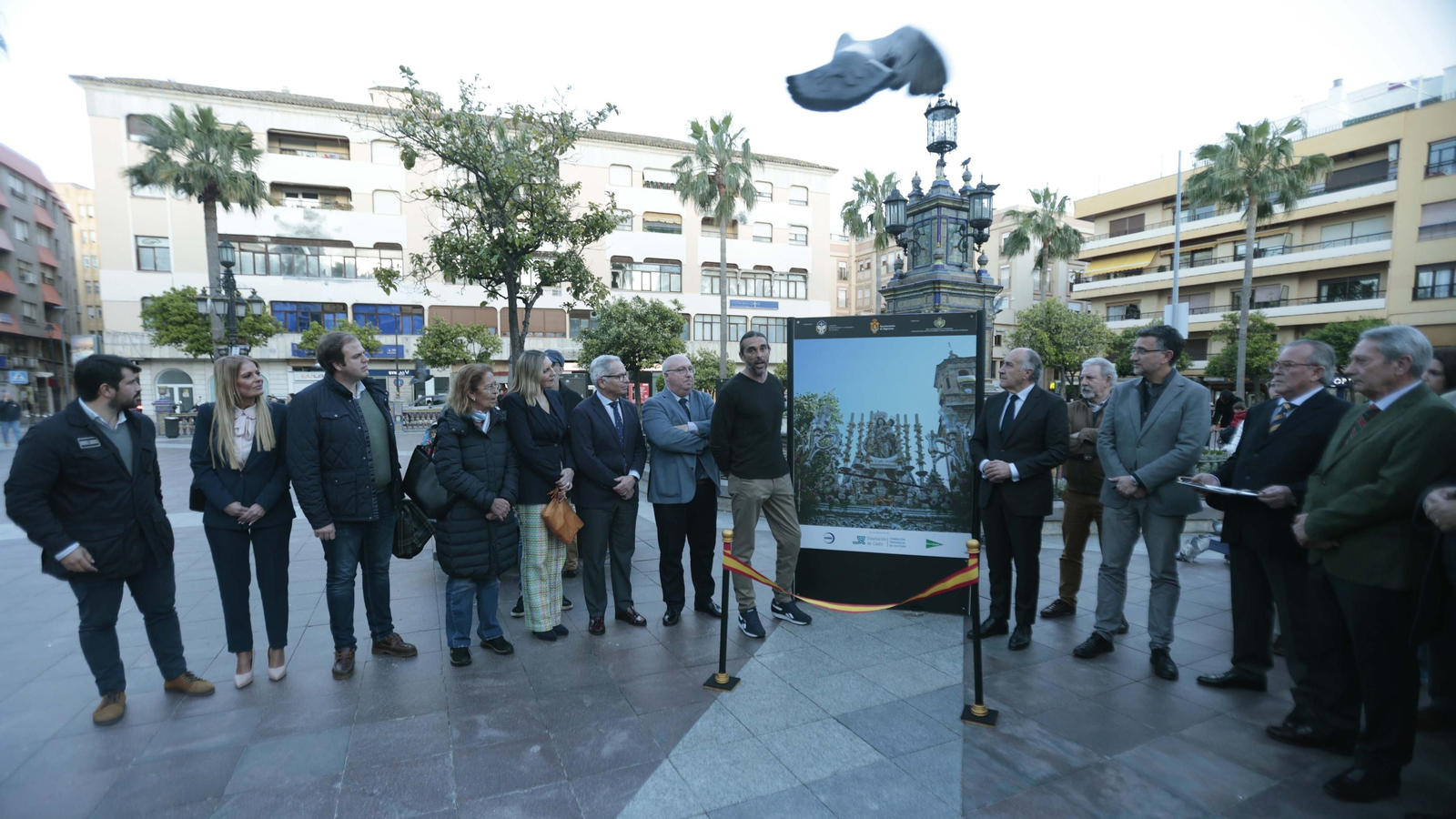 La exposición fotográfica de la Magna Mariana en la Plaza Alta de Algeciras, en imágenes