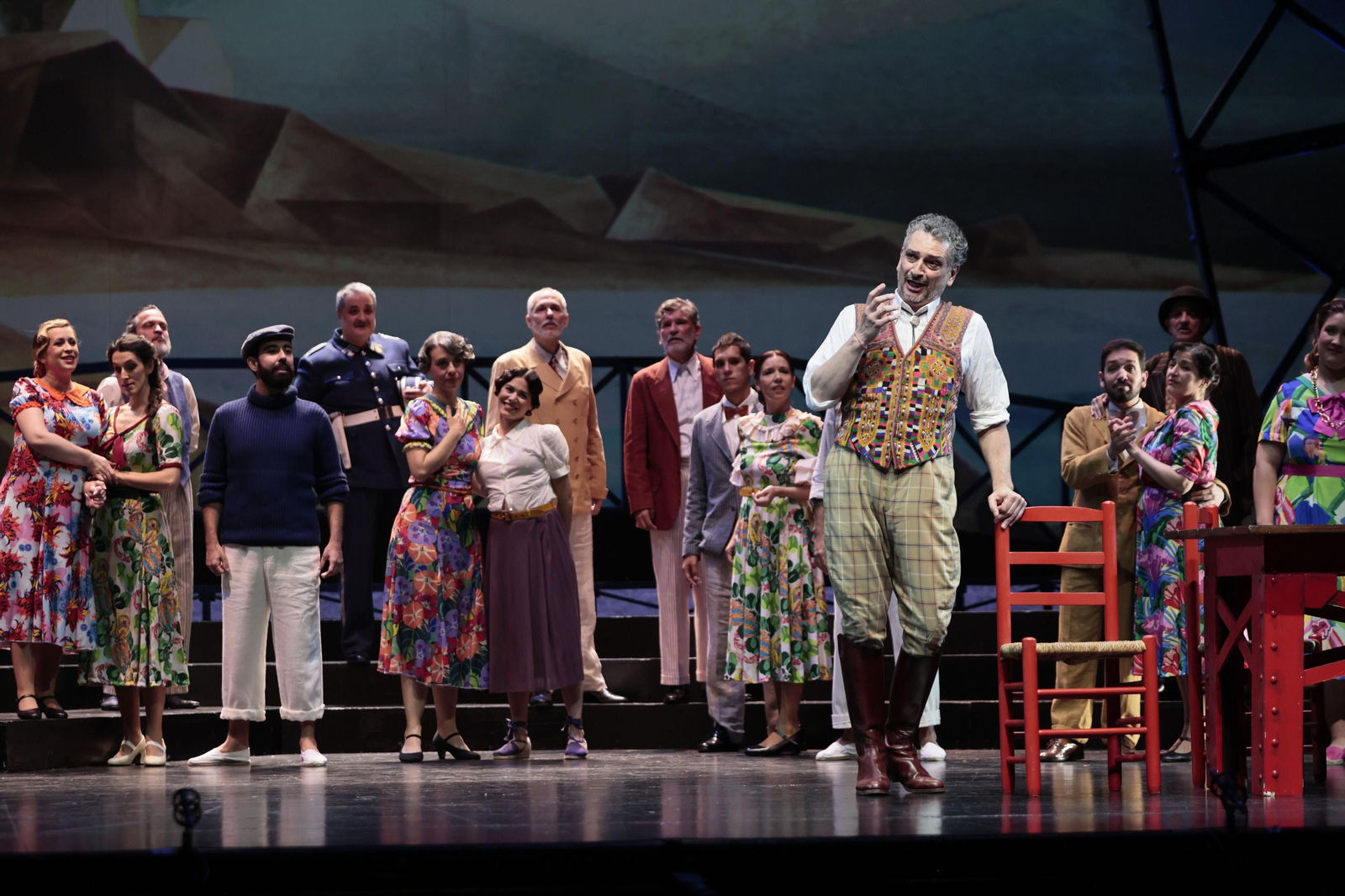 Las imágenes de la zarzuela "Los Gavilanes" en el Maestranza