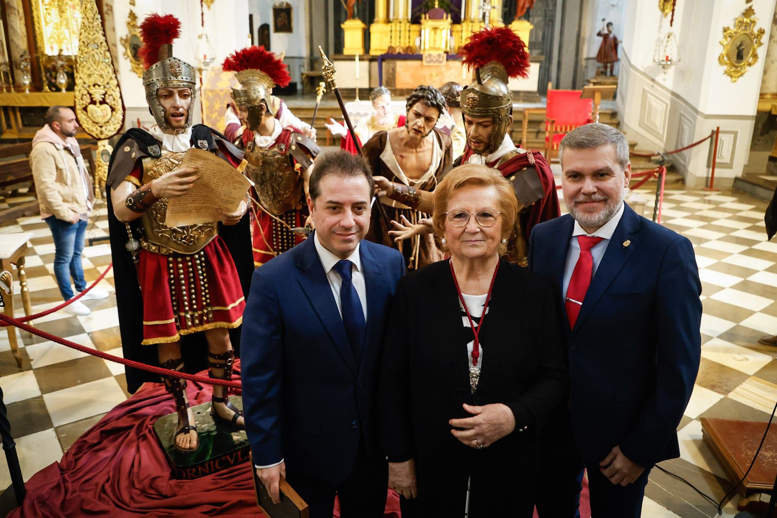 Nuevo conjunto escultórico del paso de misterio de Jesús de la Sentencia de Granada, Cuaresma 2026