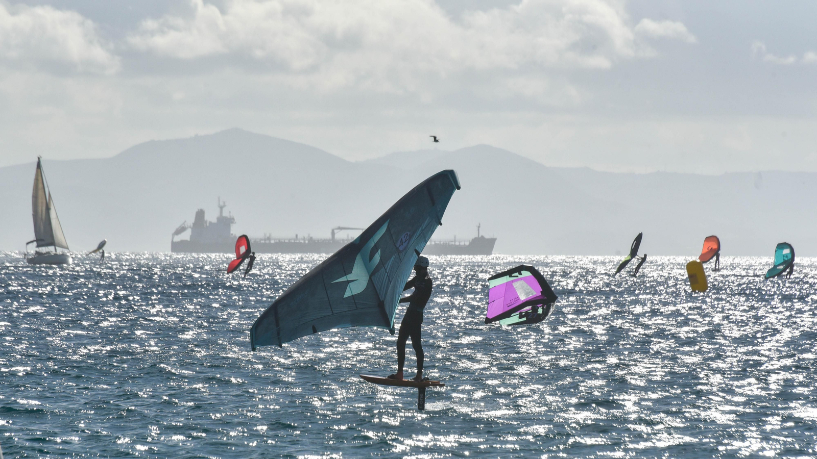 Las fotos de la  prueba final del Campeonato del Mundo de Wing Foil Pro en Tarifa