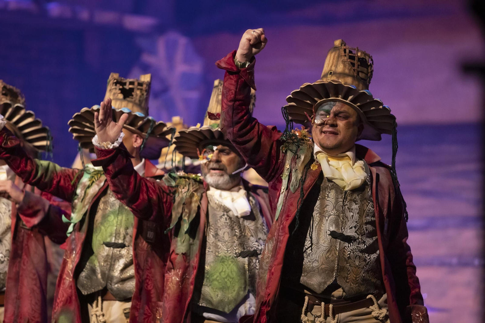 La última jornada de semifinales del Carnaval de Huelva, en imágenes