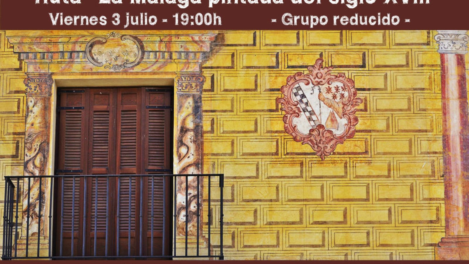 Ruta Málaga pintada del siglo XVIII.