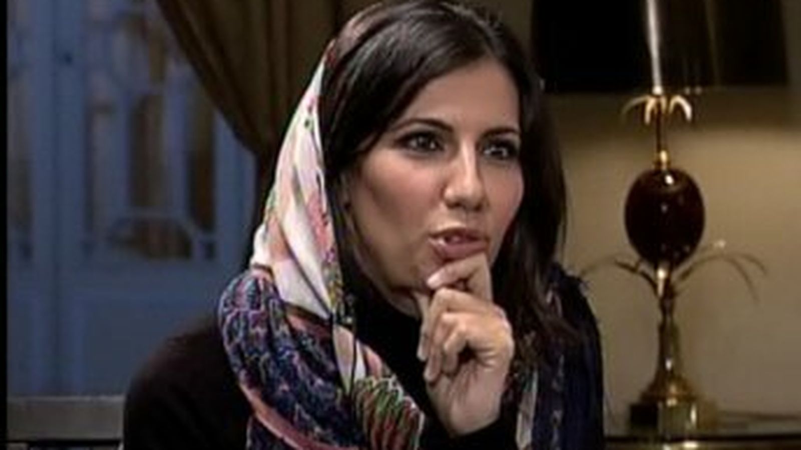 Ana Pastor en su famosa entrevista al dirigente iraní Ahmadineyad en su etapa en TVE