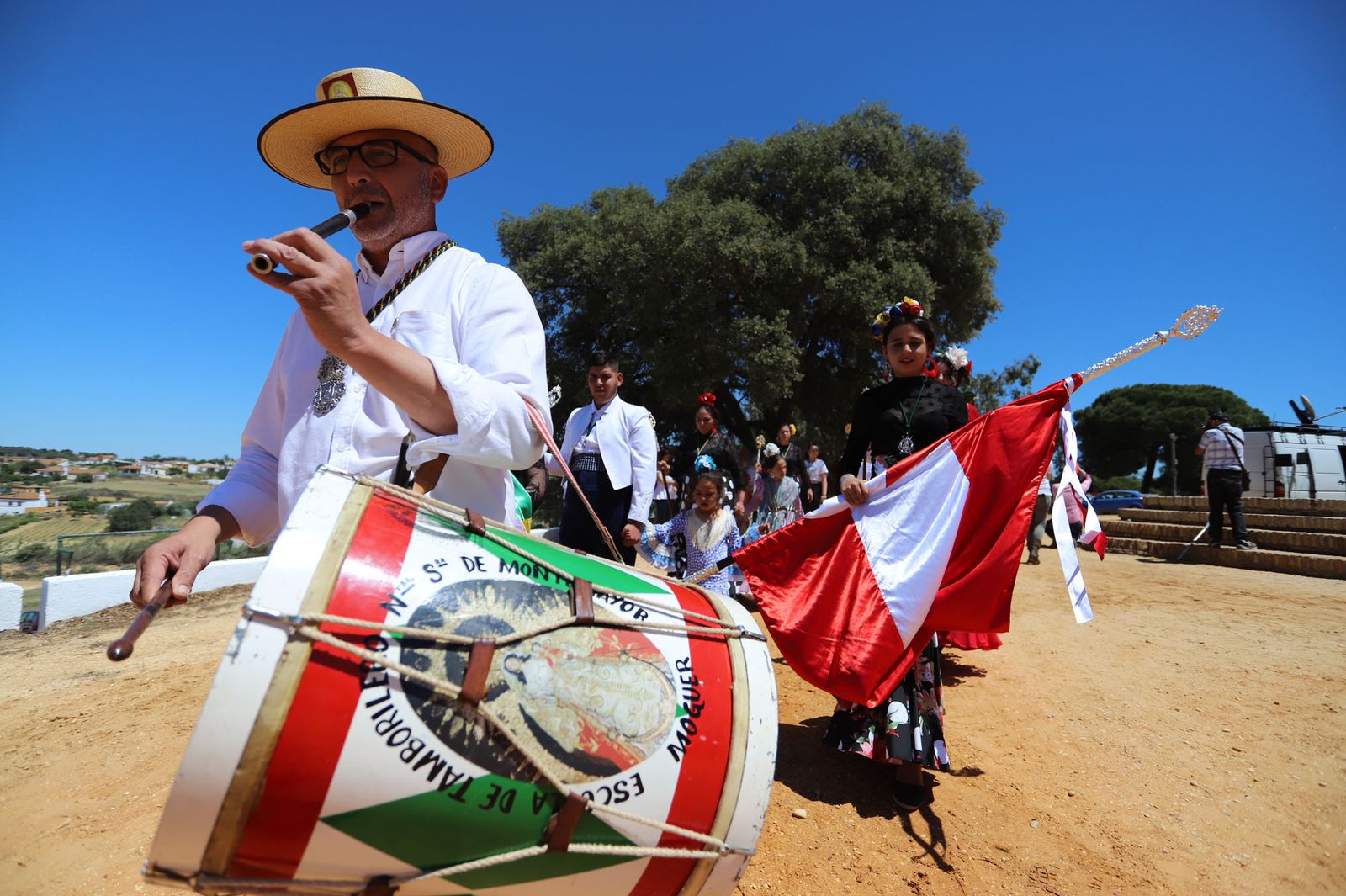 Imágenes de la presentación de las hermandades filiales ante la Virgen de Montemayor