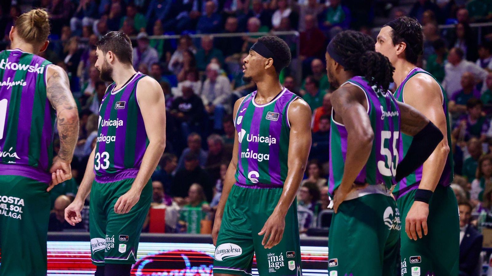 El Unicaja-La Laguna Tenerife, en fotos