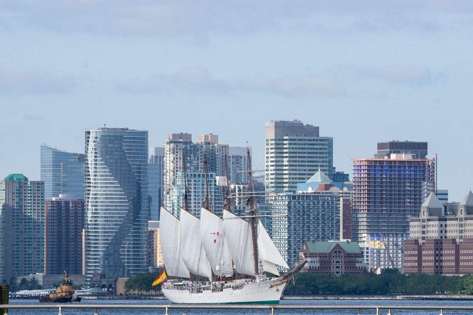El 'Juan Sebastián de Elcano' en Nueva York