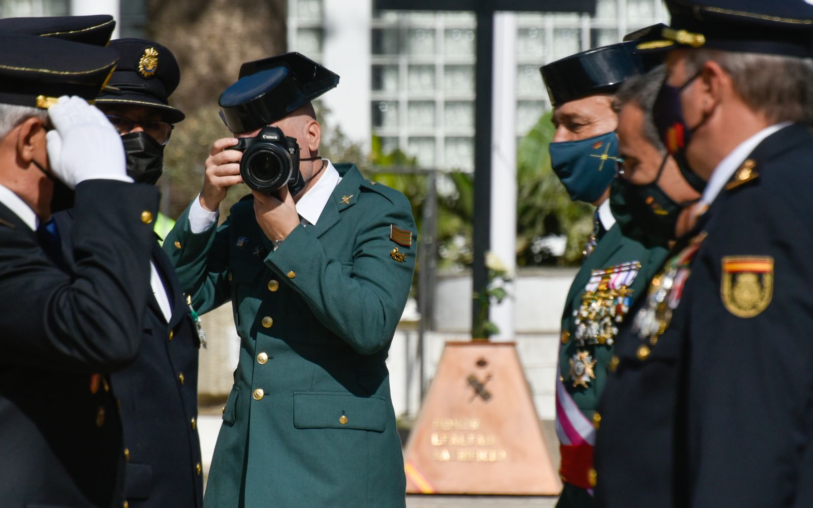 Las fotos de los actos de la Guardia Civil en Tarifa por la festividad de la Virgen del Pilar