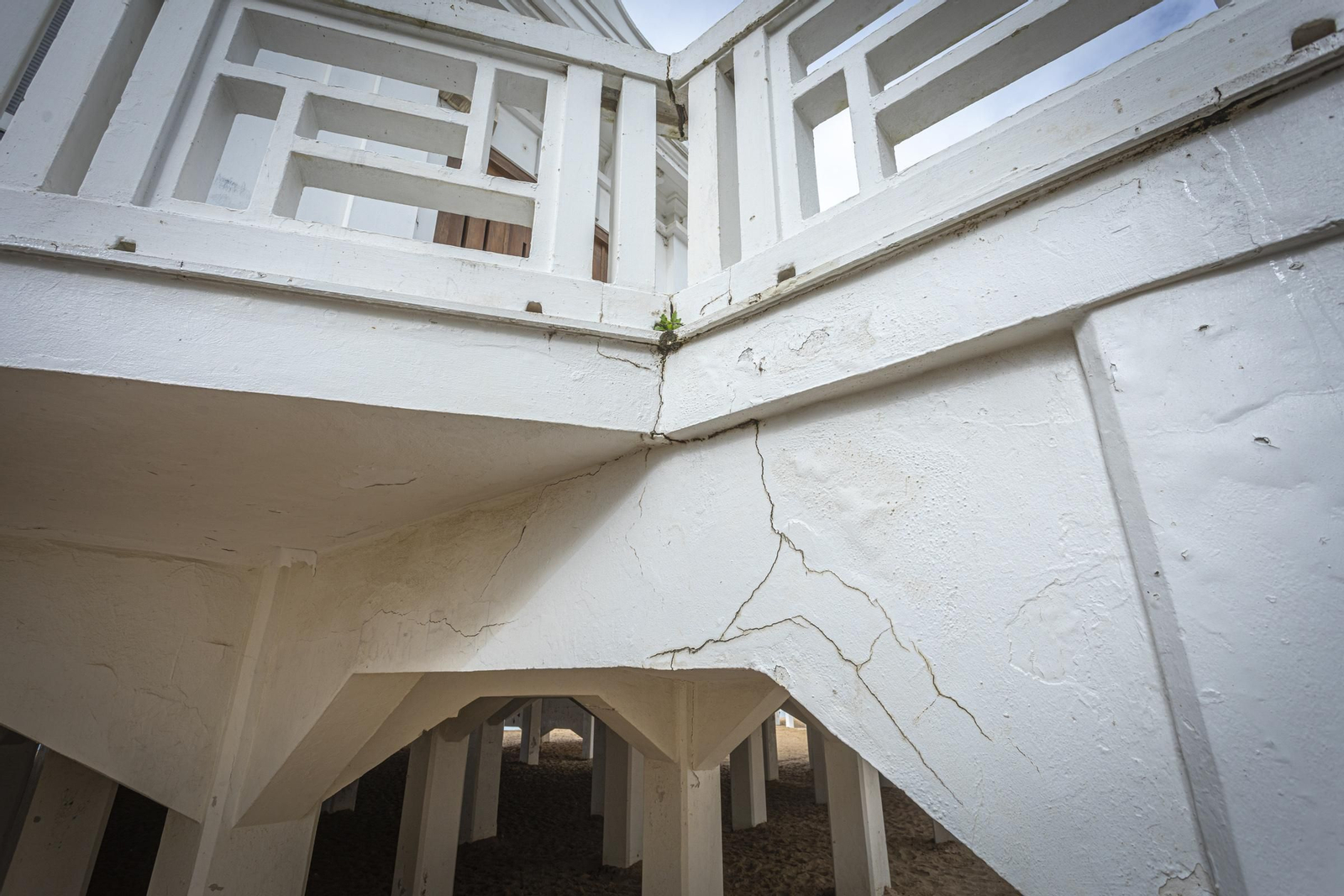 Mal estado del Balneario de la Palma