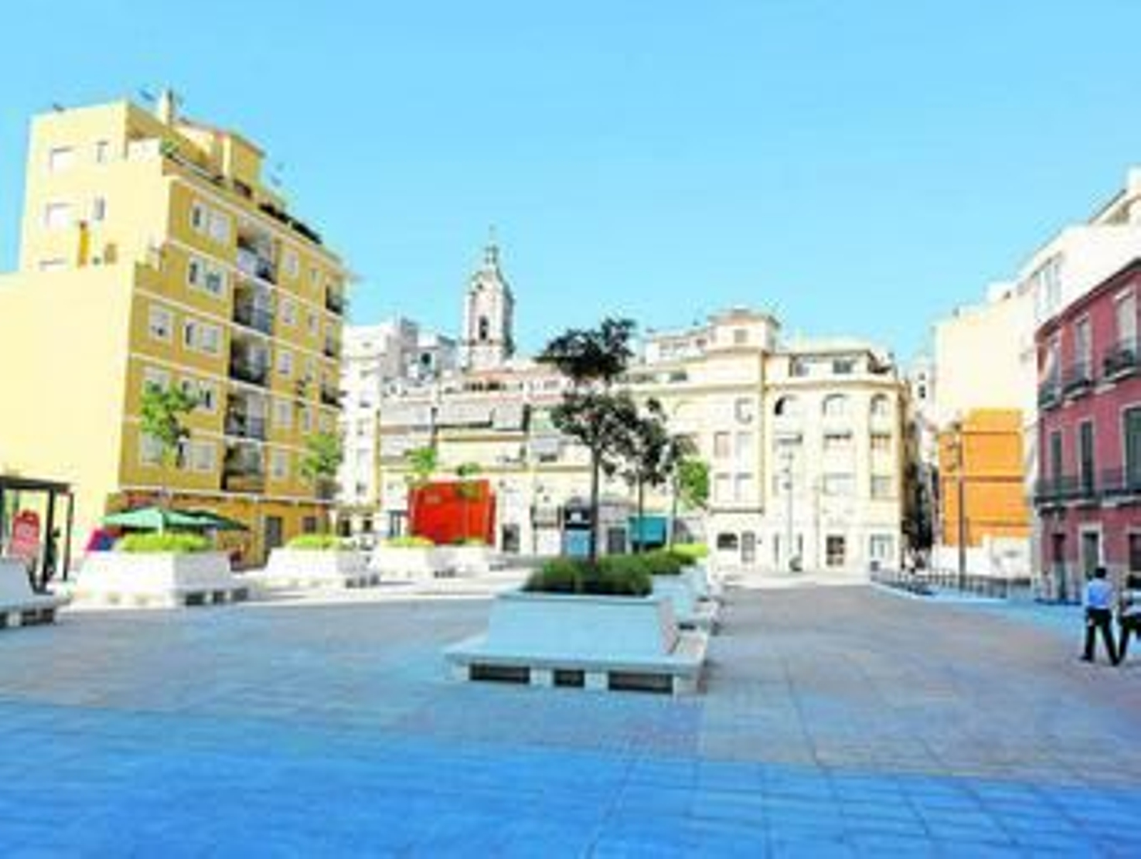 Aspecto actual de la Plaza de Camas. Aspecto actual de la Plaza de Camas.