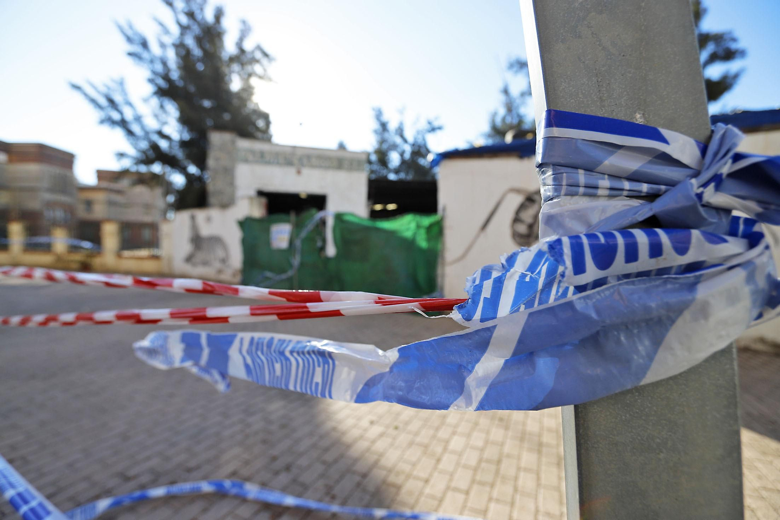Un incendio deja importantes en la antigua estación de tren de Huelva