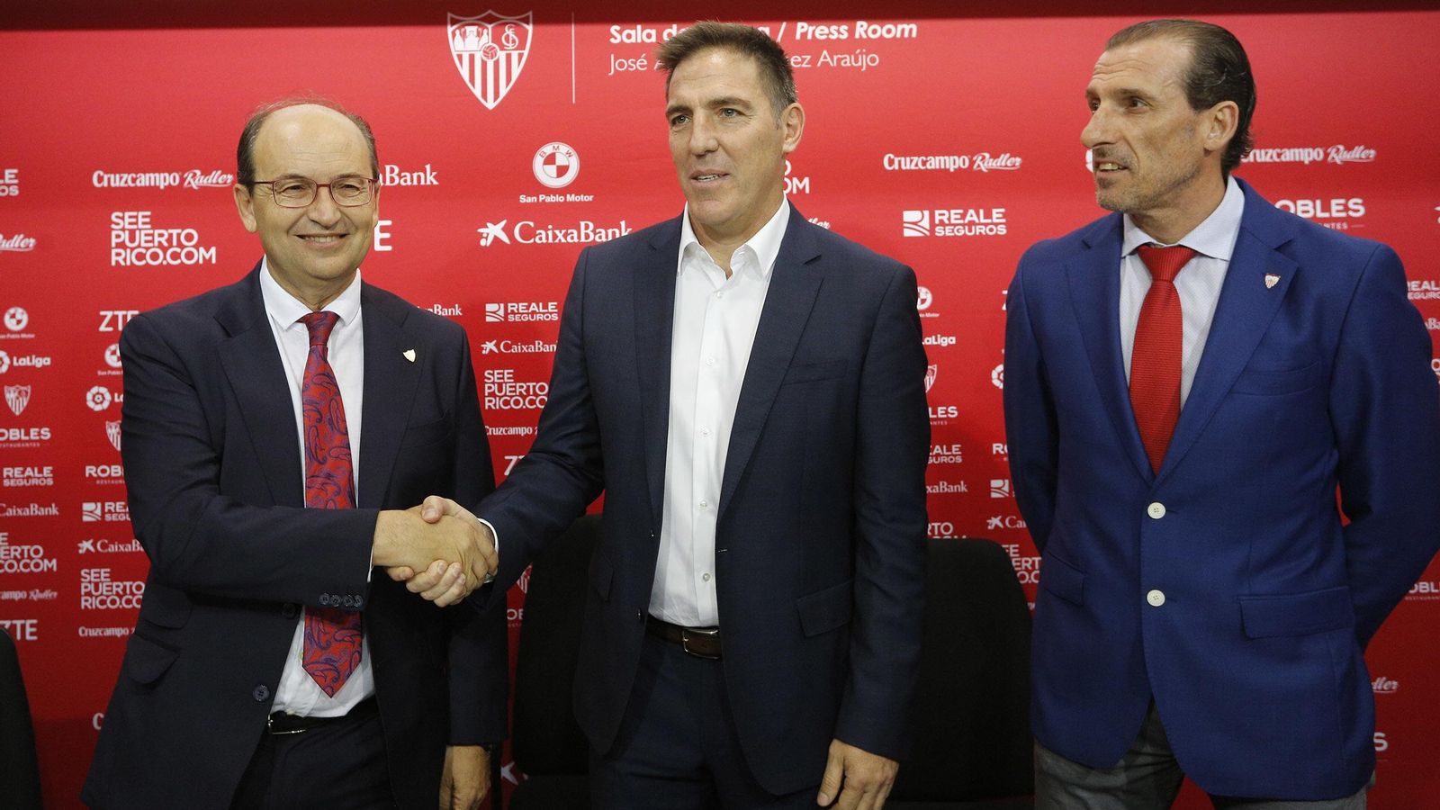 Las imágenes de la presentación de Berizzo