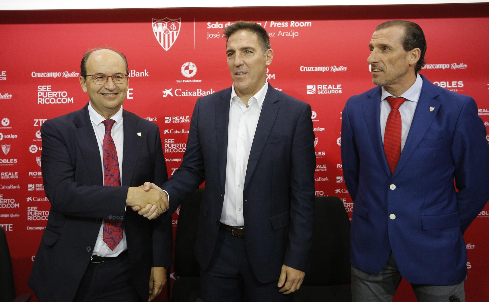 Las imágenes de la presentación de Berizzo