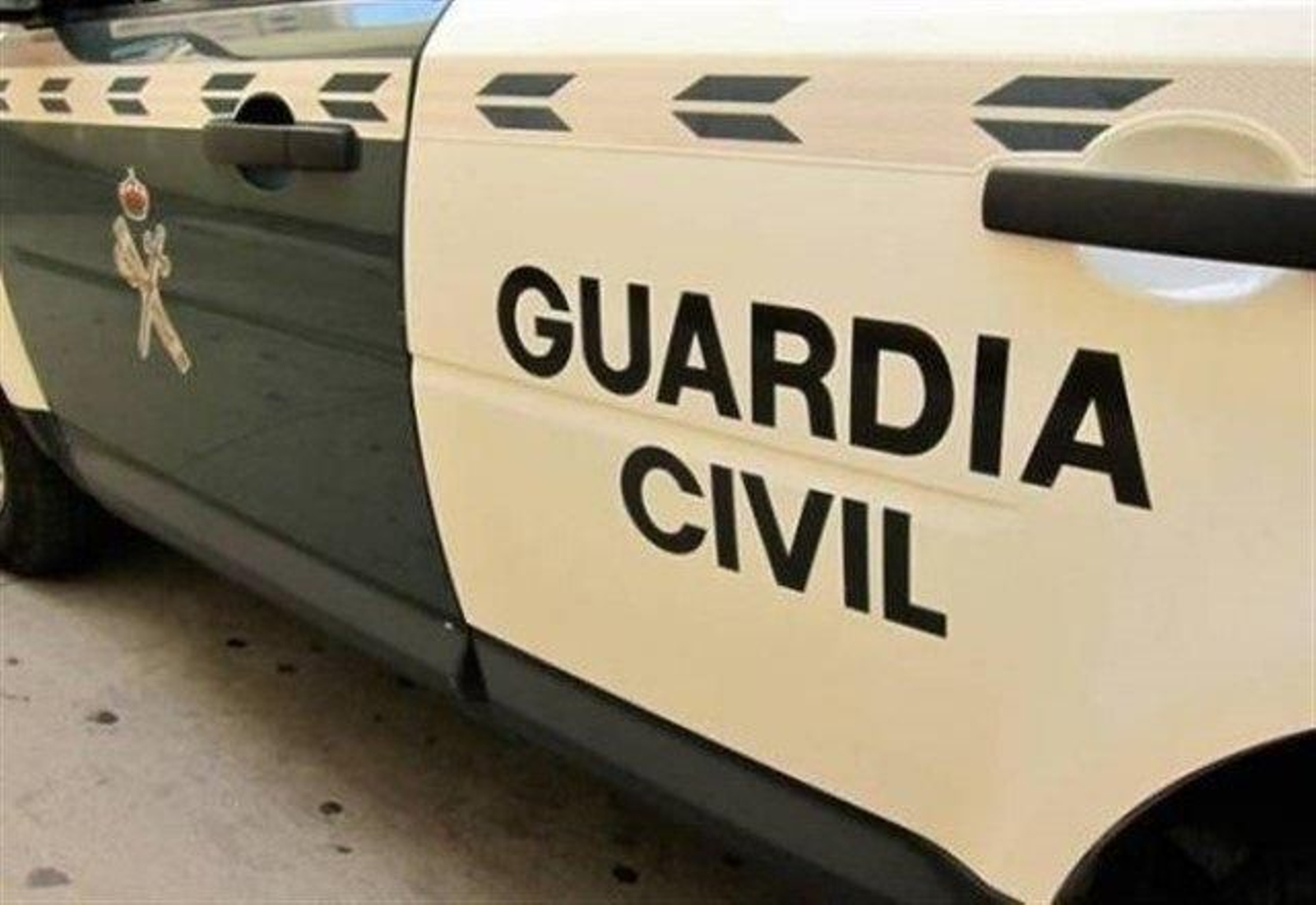 Un vehículo de la Guardia Civil. Un vehículo de la Guardia Civil.