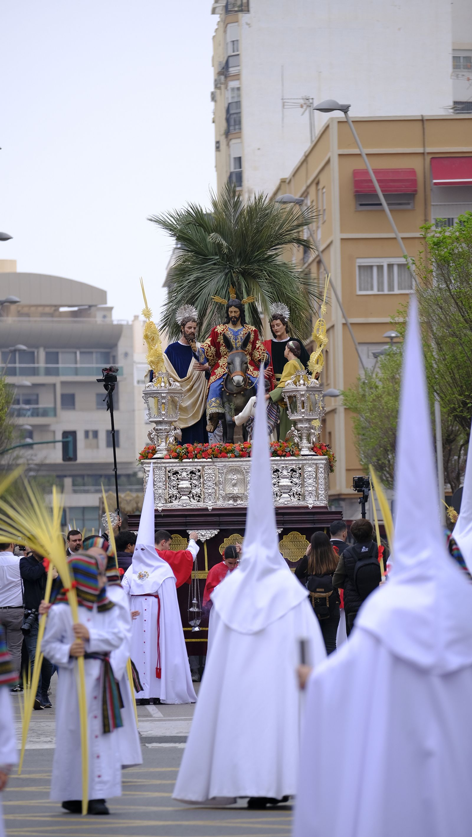 La Borriquita en la Semana Santa de Almería 2025, en imágenes