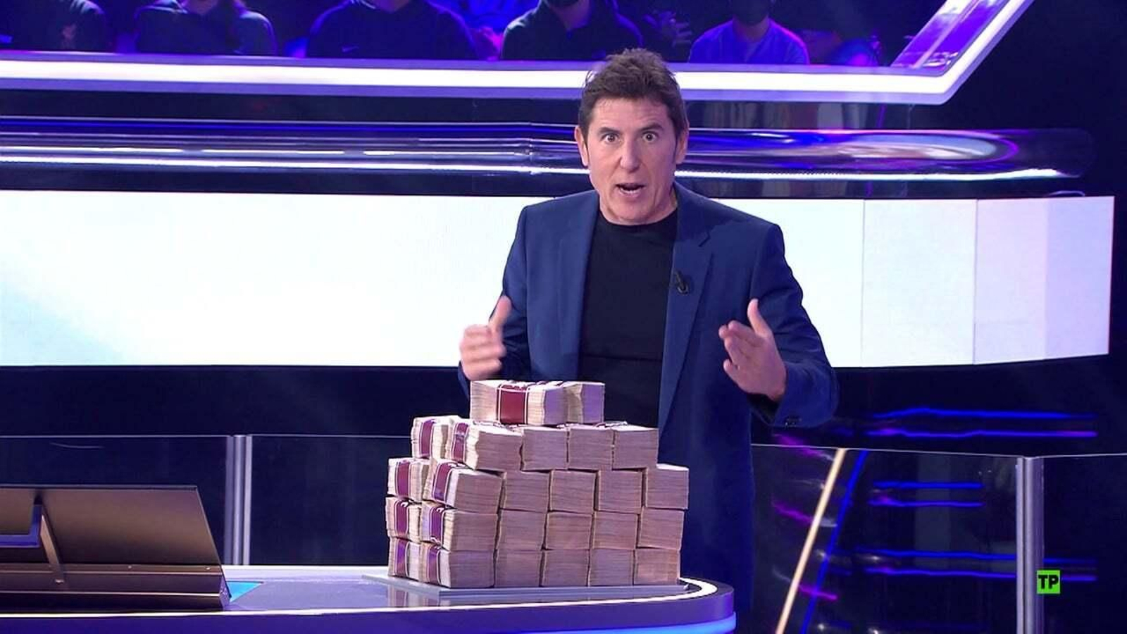 Manel Fuentes en 'Atrapa un millón', listo para empezar el juego